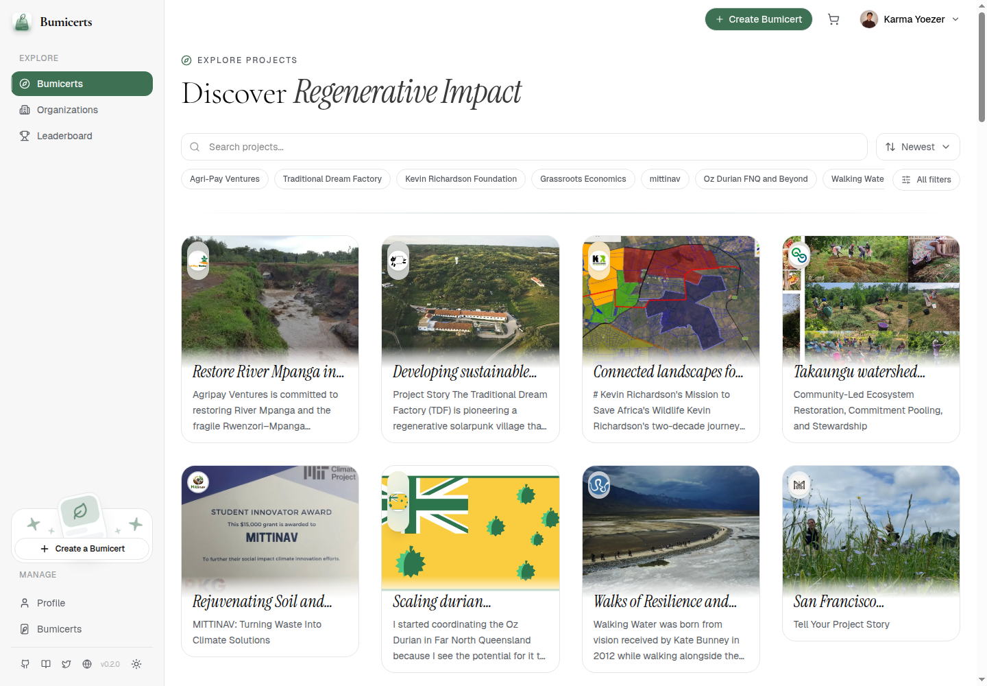 Authenticated Explore