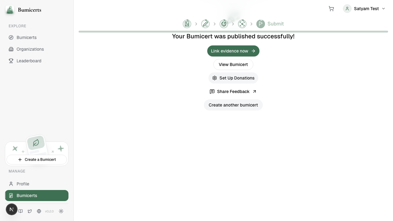 Create publish final UI failure