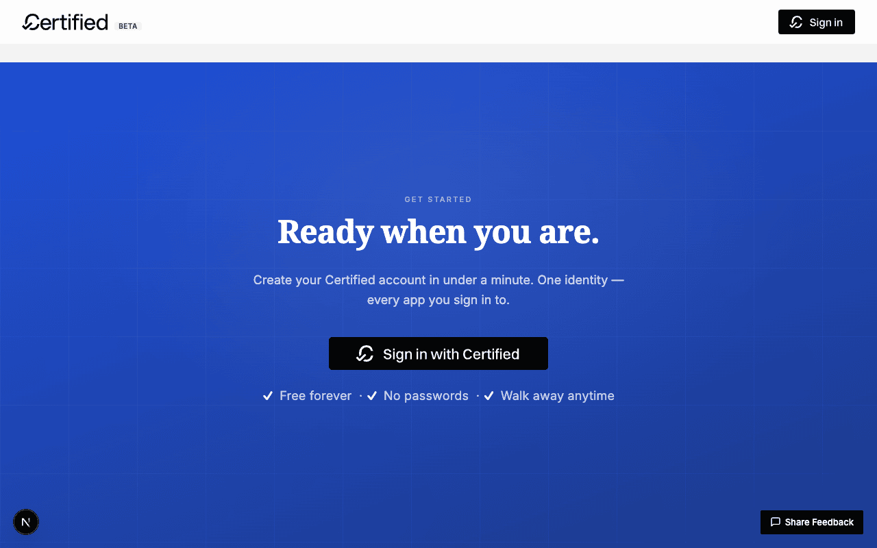 v1 bold blue gradient closing CTA