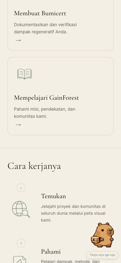 How it works steps stacked vertically on mobile.