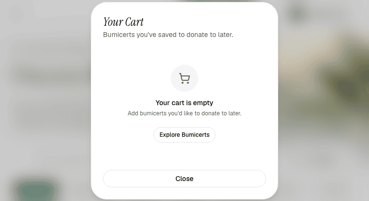 Cart after reload