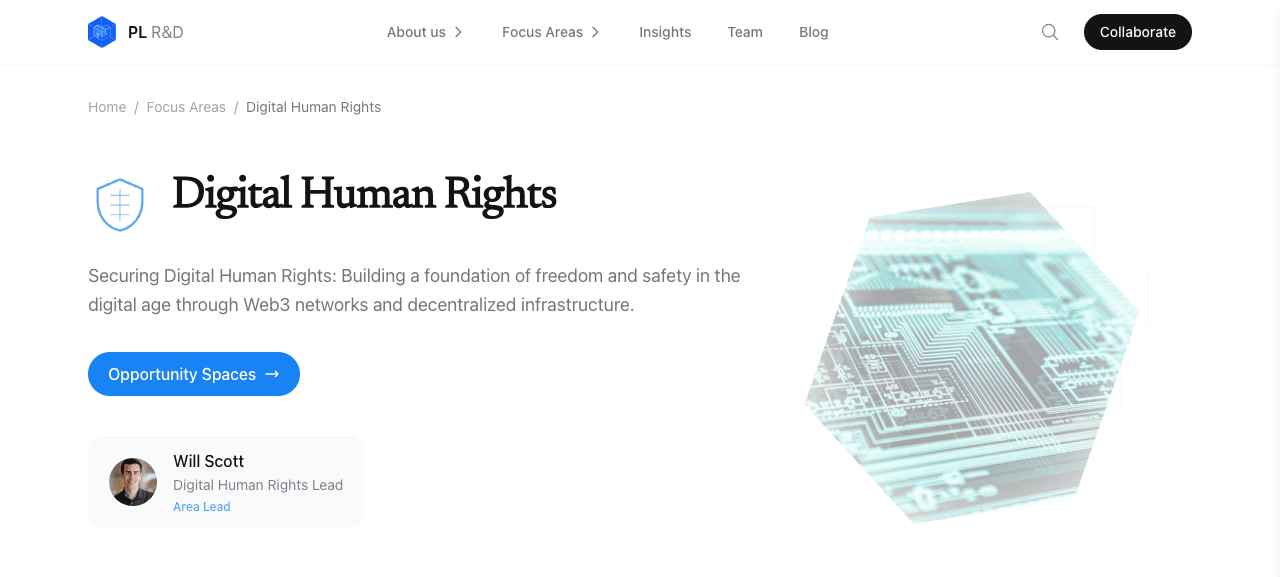 Digital Human Rights page, no byline, clean layout