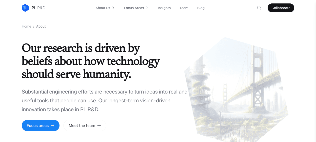 /about shows clean layout with no byline