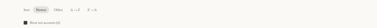 Navbar after: cream cloth strip with foil wordmark and mono nav