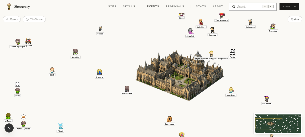 After clicking the left edge of the mini-map, camera recentered showing the western world