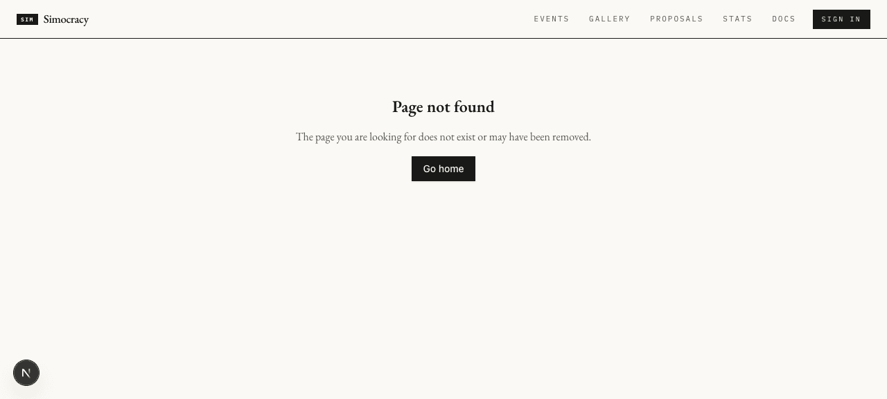 404 page rendered when DID is invalid