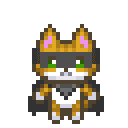Mr Meow avatar PNG (front-facing, 128x128, transparent background)
